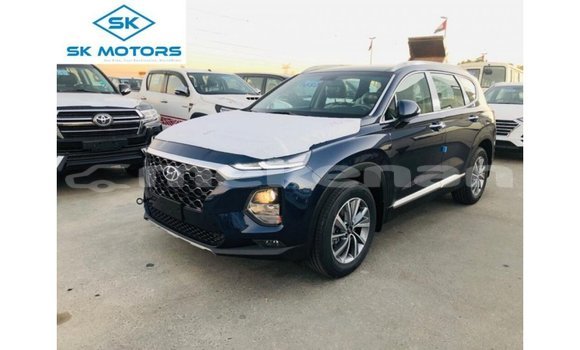 Buy Import Hyundai Santa Fe Blue Car in Import - Dubai in Aragatsotn