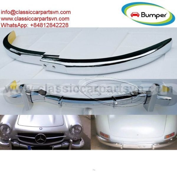 Big with watermark mercedes 300sl gullwing coupe bumper 1954 1957 1