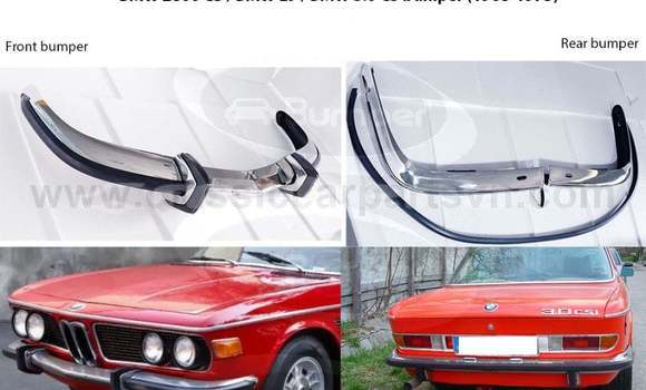 BMW 2800CS bumpers 1968