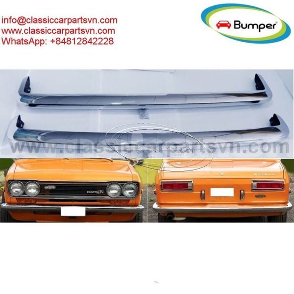 Big with watermark datsun 510 sedan bumper year 1970 1973 or datsun 1600 bumper 1967 1973 1